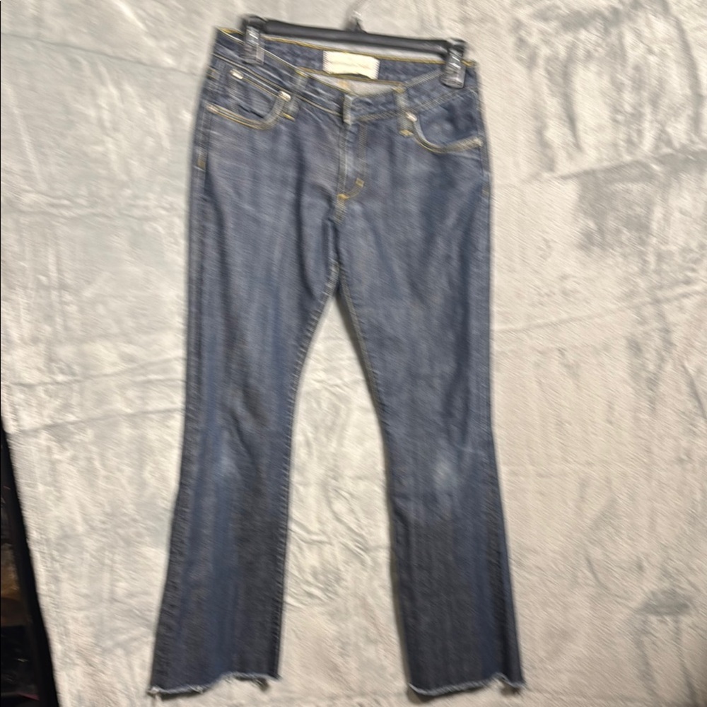 Paperdenim&cloth jeans women’s jeans‎ size 27  Blue jeans raw hem medium wash